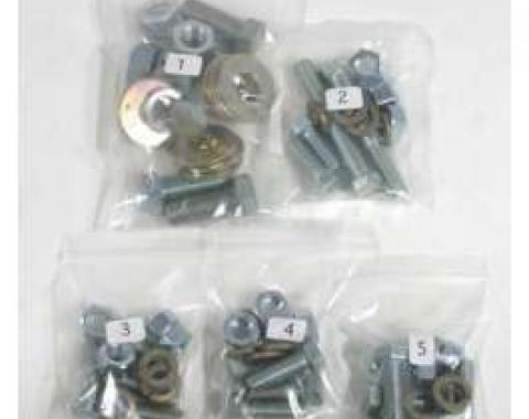 El Camino Bumper Bolt Kits Front & Rear Assembly & Mounting Kit, 68 Pieces, 1960