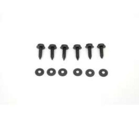 El Camino Heater Control Cable Retainers, With AC, 1968-1969