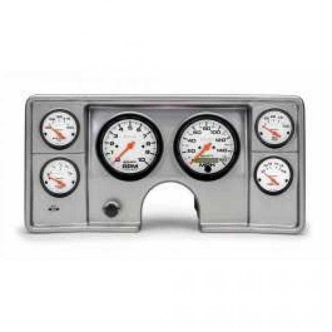 El Camino Instrument Cluster Panel, Aluminum Finish, With Phantom Gauges, 1978-1981