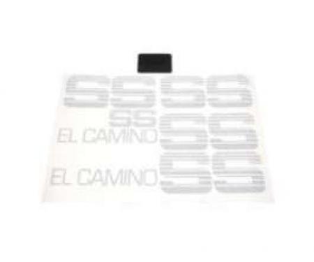 El Camino Choo Choo Super Sport Decal Set, Red (Non Factory Color) 1984-1987