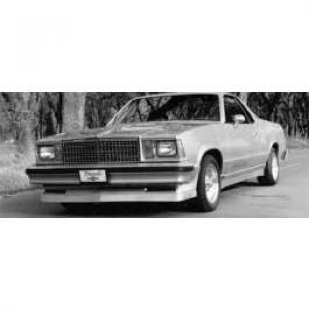 El Camino Front Spoiler, Stage II, With Air Deflector, 19781987