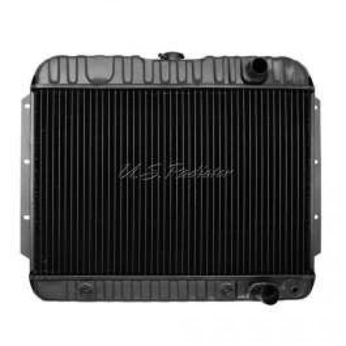 El Camino Radiator, Small Block, 4-Row, For Cars With Automatic Transmission & Without Air Conditioning, Desert Cooler, U.S. Radiator, 1959-1960