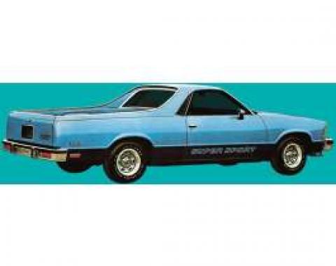 El Camino Super Sport Decal Set, Red, 1978-1982