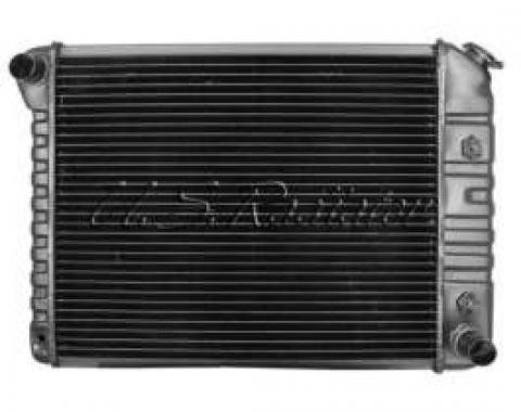 El Camino Radiator, 250/454ci, 2-Row, For Cars With Manual Transmission & Without Air Conditioning, U.S. Radiator, 1972-1977