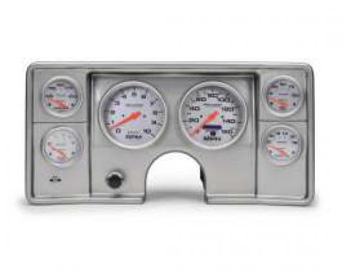 El Camino Instrument Cluster Panel, Aluminum Finish, With Ultra-Lite Gauges, 1978-1981