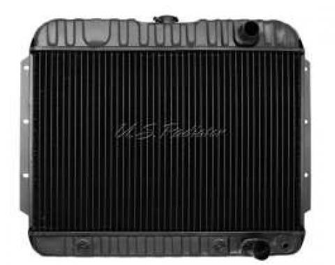 El Camino Radiator, Small Block, 4-Row, For Cars With Manual Transmission & Without Air Conditioning, U.S. Radiator, 1959-1960