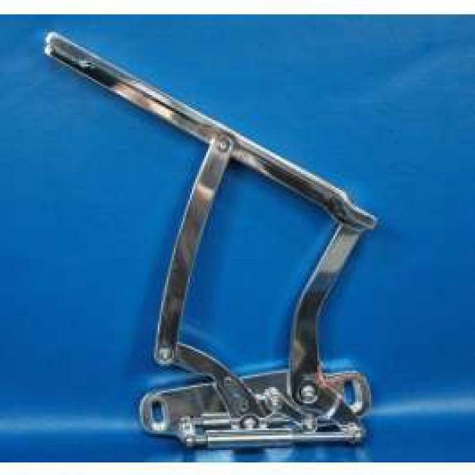 El Camino Billet Aluminum Hood Hinges, Polished Finish, 1968