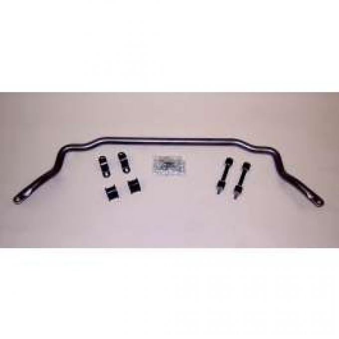 El Camino Anti-Sway Bar, Front, 1-5/16, Silver Vein Powder Coated, With Bushings, Hellwig, 1964-1977