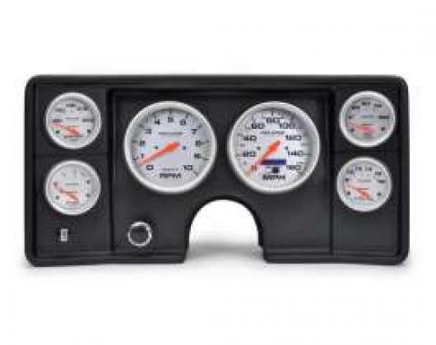 El Camino Instrument Cluster Panel, Black Finish, With Ultra-Lite Gauges, 1978-1981