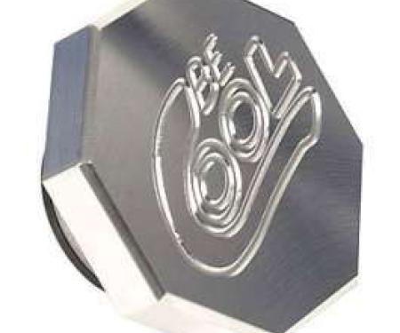 El Camino Radiator Cap, Billet, Octogan, Polished, Be Cool