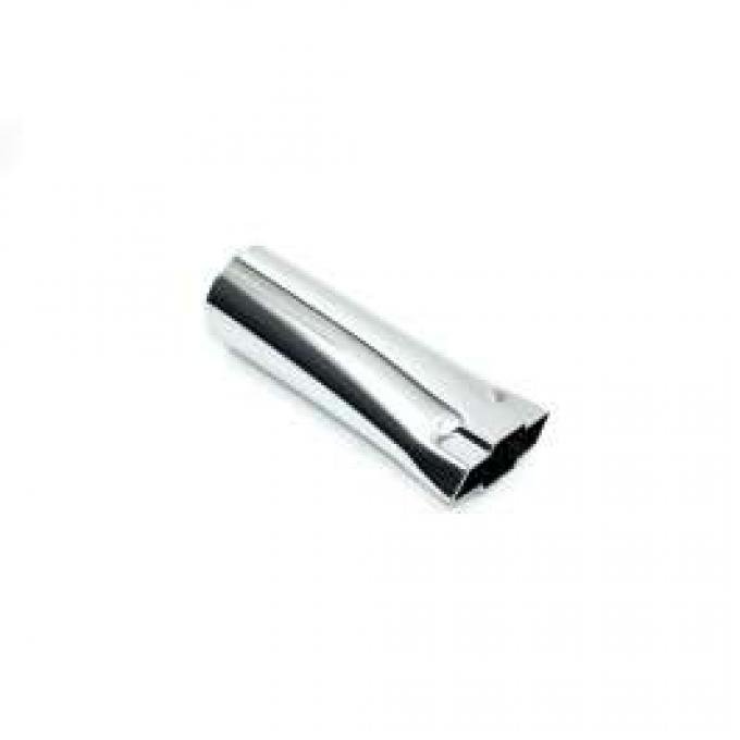 El Camino Bow Tie Exhaust Tip, Chrome, 2-1/2 X 8, 2-1/4 Inlet, 1959-1987