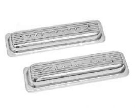 El Camino Valve Covers, Classic-Style, Aluminum, Polished, 1959-1987