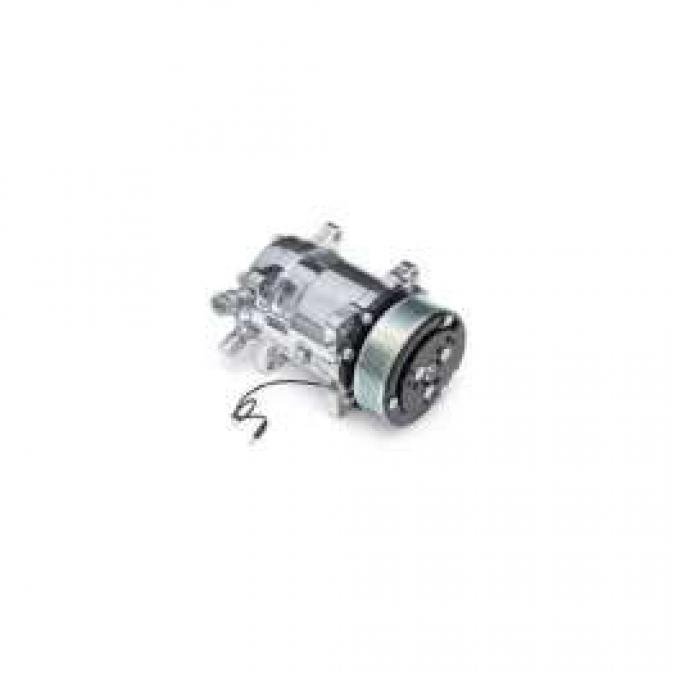 El Camino Air Conditioning Compressor, Polished, Sanden 508/134A, 1959-1987