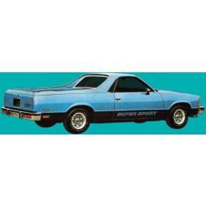 El Camino Super Sport Decal Set, Gold, 1978-1982