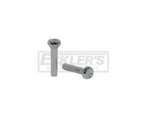 El Camino Door Lock Knobs, Chrome, 1968-1970