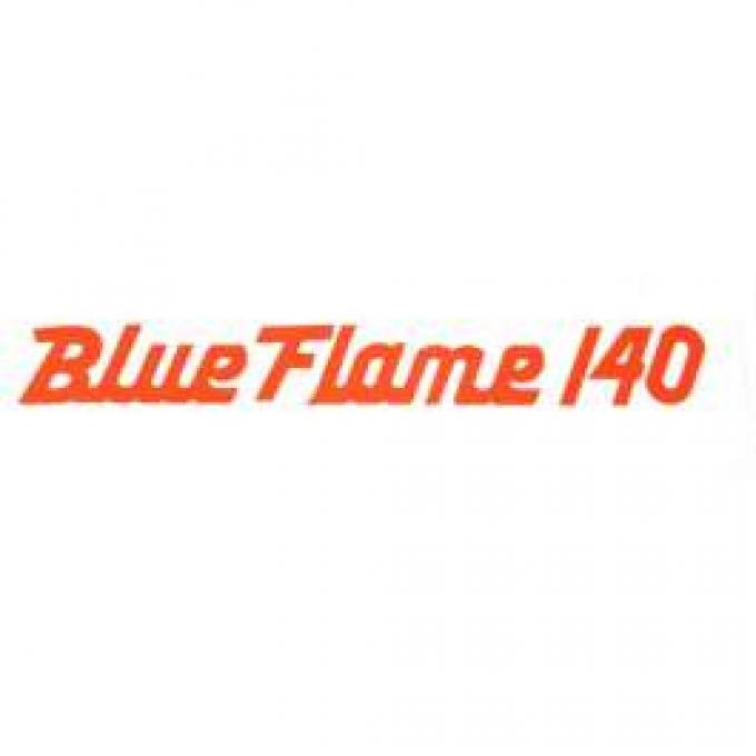 El Camino Valve Cover Decal, Blue Flame Six, 1959-1960