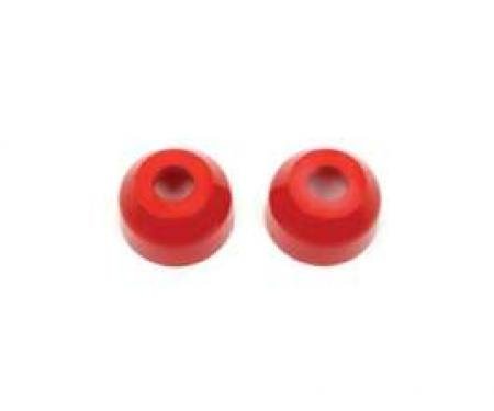 El Camino Tie Rod End Boots, Urethane, Red, 1959-1987