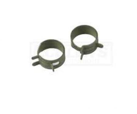 El Camino PCV System Related Bolts PCV Hose Clamps, 2 Pieces, 1971-1972