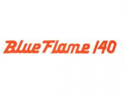 El Camino Valve Cover Decal, Blue Flame Six, 1959-1960