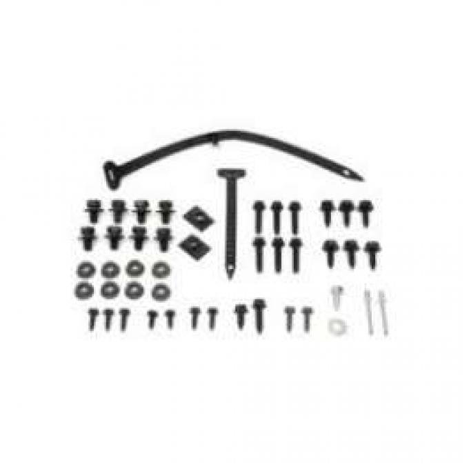 El Camino Heater & Air Conditioning Fastener Kit, Big Block Rear Of Firewall, 1971