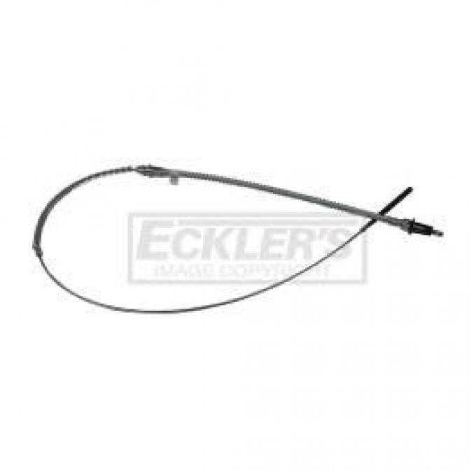 El Camino Parking Brake Cable, Front, TH400, Stainless Steel, 1967
