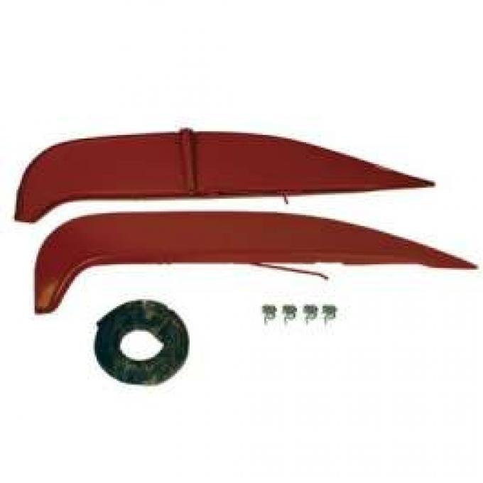 El Camino Fender Skirts, Steel, 1960