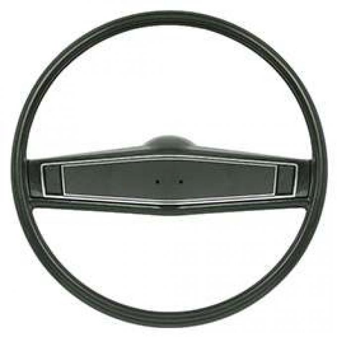 El Camino Steering Wheel, 2 Spoke Dark Green, 1969-1970