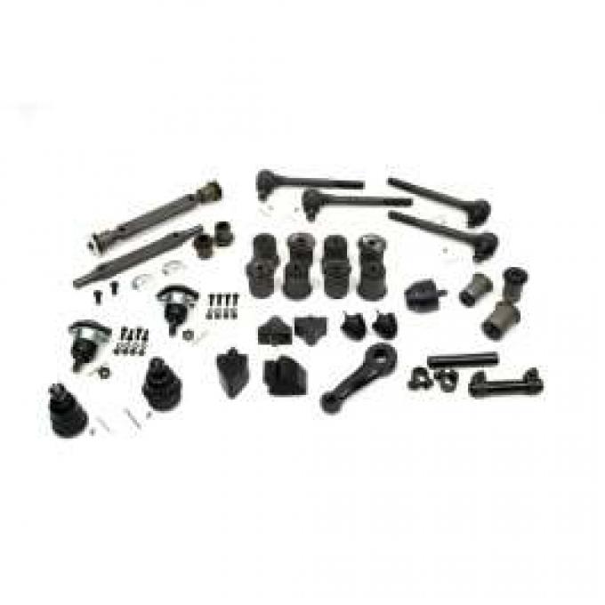 El Camino Suspension Kit, Front & Rear, With Round Lower Front A-Arm Bushings, 1971-1972