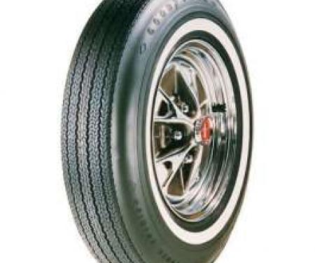 El Camino Tire, 6.95/14 With 7/8 Wide Whitewall, Goodyear Power Cushion Bias Ply, 1965-1966