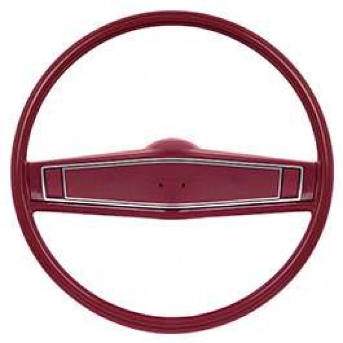 El Camino Steering Wheel, 2 Spoke Red, 1969-1970