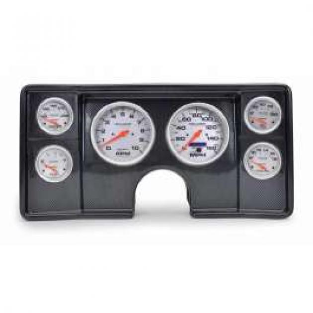El Camino Instrument Cluster Panel, Carbon Fiber Finish, With Ultra