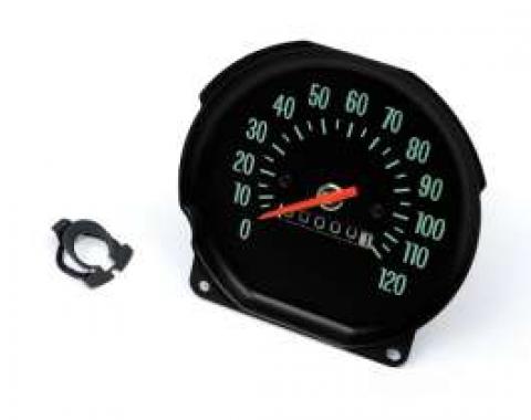 El Camino Speedometer, For Round Style Gauge Dash, With Console Shift Only, 1970