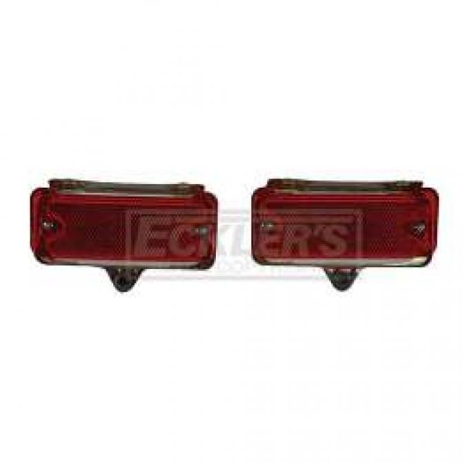 El Camino Reflector Lens And Housing, Rear Bumper, 1969-1972