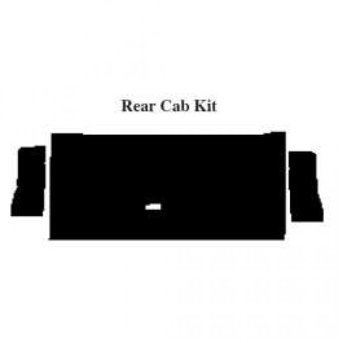 El Camino Acoustic Insulation Kits Rear Cab Wall Kit, 1964-1967