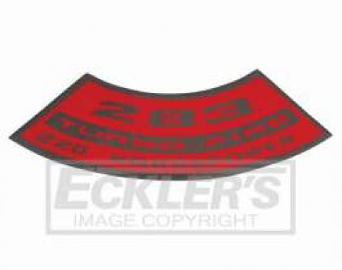 El Camino Air Cleaner Decal, Small Block, 283 Turbo-Fire, 220 HP, 1964 & 1966