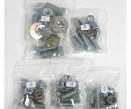 El Camino Bumper Bolt Kits Front & Rear Assembly & Mounting Kit, 68 Pieces, 1960