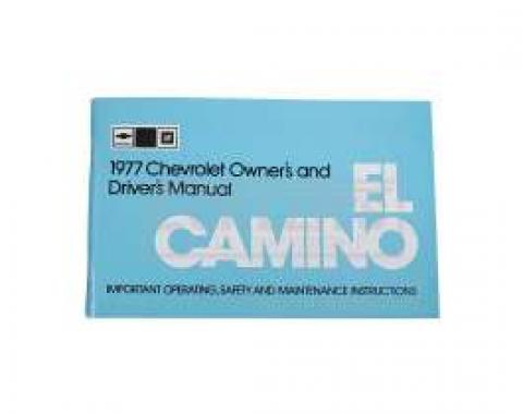 El Camino Owners Manual, 1977