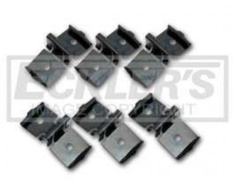 El Camino Long Bed Molding Clips Set, Per Side, 1964-1967