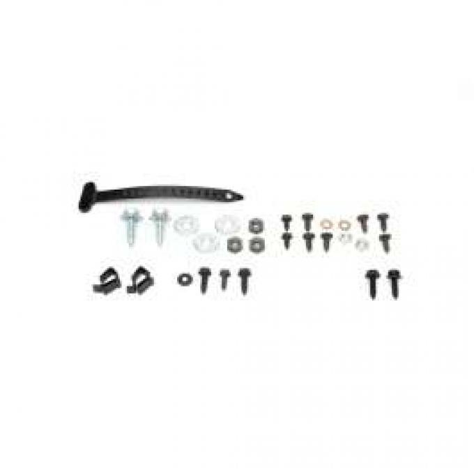 El Camino Heater & Air Conditioning Fastener Kit, Small Block Rear Of Firewall, 1970