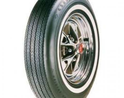 El Camino Tire, 6.95/14 With 7/8 Wide Whitewall, Goodyear Power Cushion Bias Ply, 1965-1966