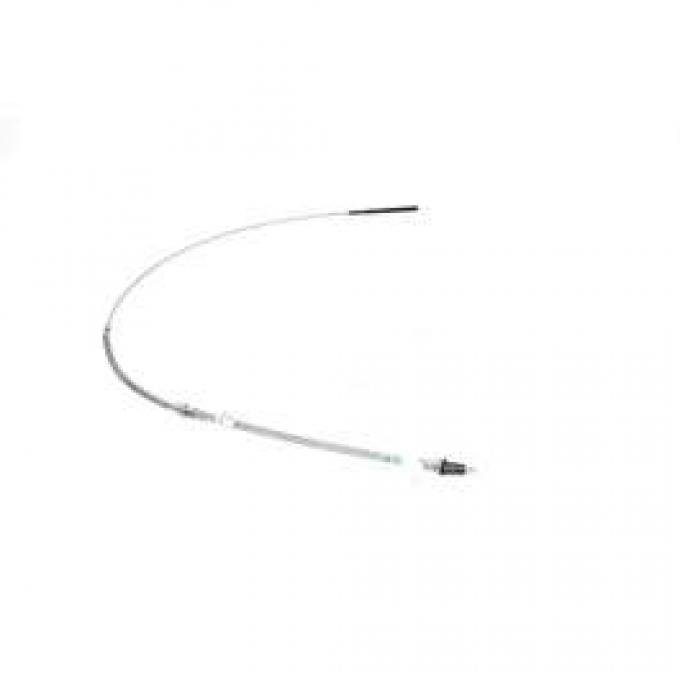 El Camino Parking Brake Cable, Front With TH400, Stainless Steel, 1968-1972