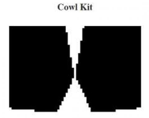El Camino Acoustic Insulation Kits Cowl Kit, 1973-1977