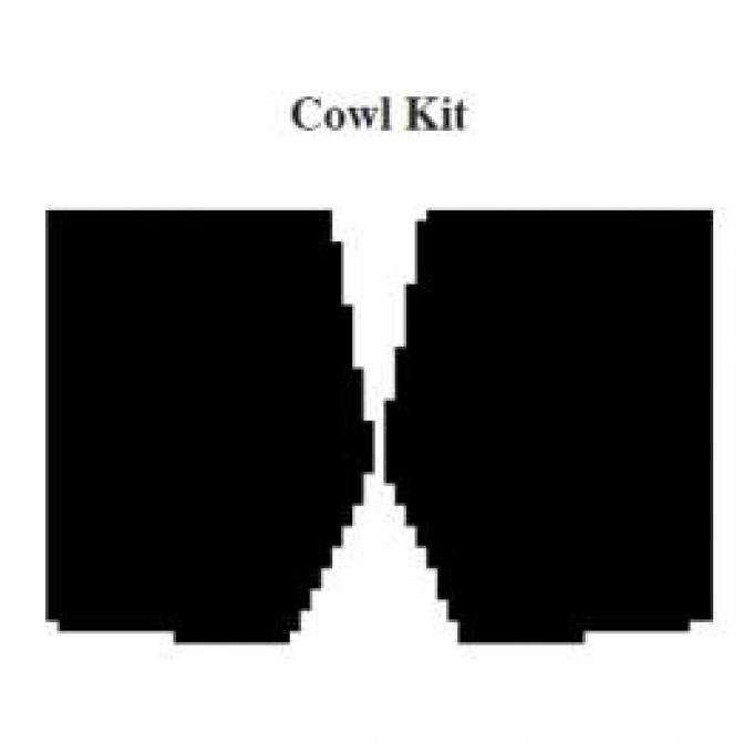 El Camino Acoustic Insulation Kits Cowl Kit, 1973-1977