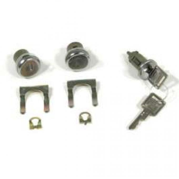 El Camino Ignition & Door Lock Set, Later Style Keys, 1966-1967