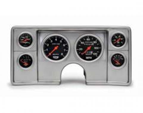 El Camino Instrument Cluster Panel, Aluminum Finish, With Sport Comp Gauges, 1982-1987