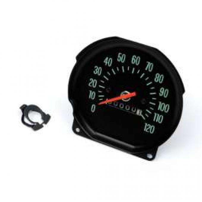 El Camino Speedometer, For Round Style Gauge Dash, With Console Shift Only, 1970