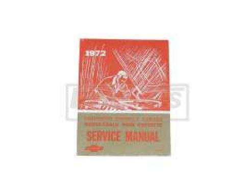 El Camino Service Shop Manual, 1972