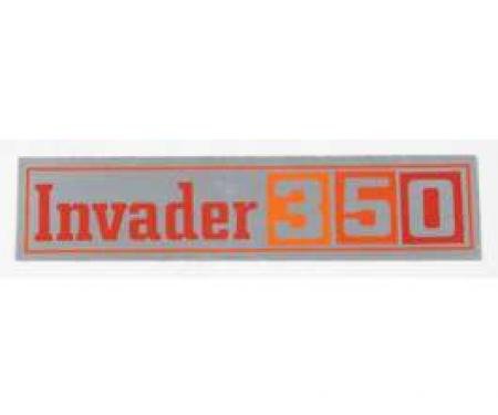 El Camino Valve Cover Decal, GMC Invader 350, 1971-1972