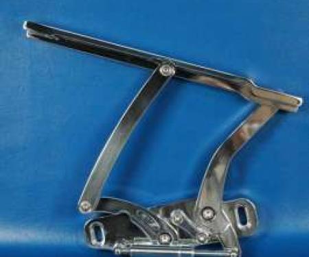 El Camino Billet Aluminum Hood Hinges, Polished Finish, 1969-1972