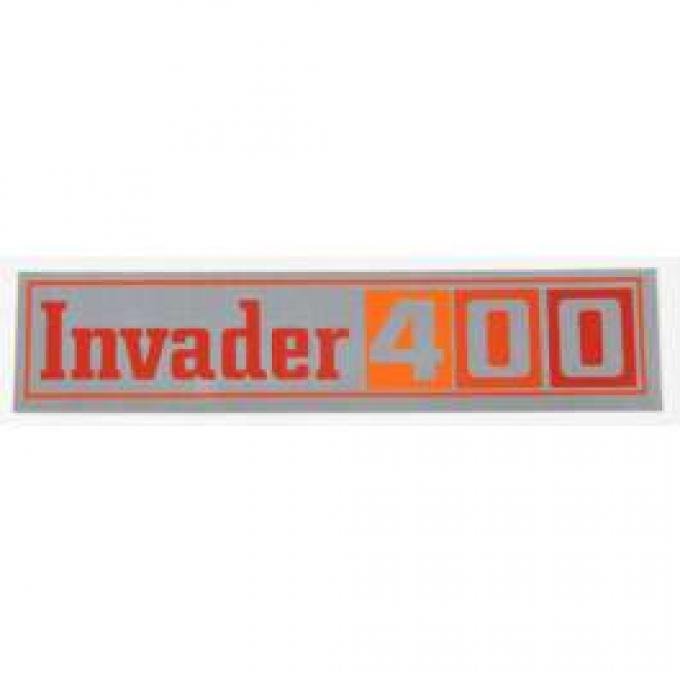El Camino Valve Cover Decal, GMC Invader 400, 1971-1972